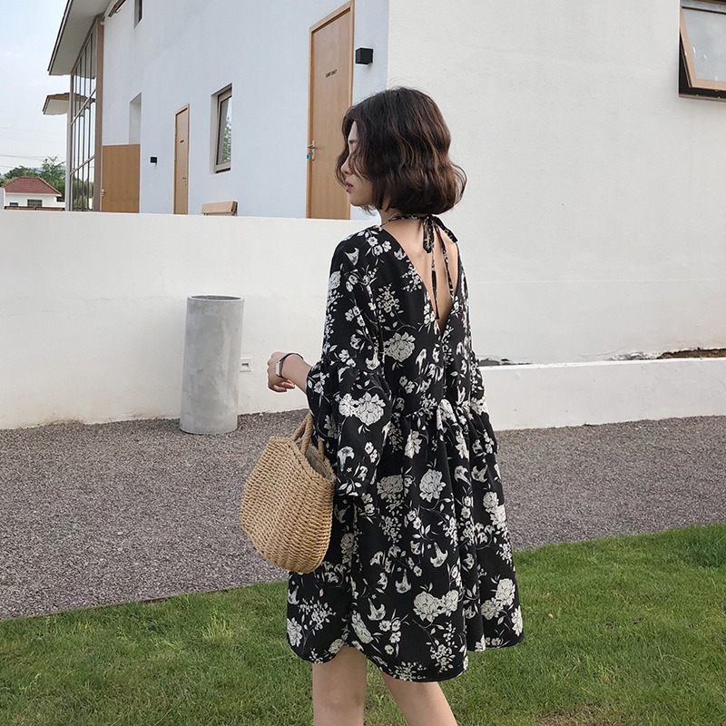 Vestido Midi de Playa Estilo H - Midi Skirt Floral reseña y precio